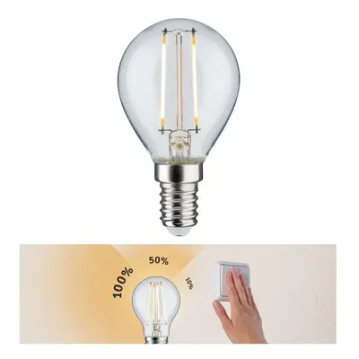 LED kapka 2,5W E14 čirá 230 V 3-krokové-stmívatelné 285.73 - PAULMANN