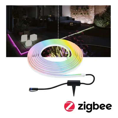 Plug & Shine LED pásek Smart Home Zigbee Smooth IP67 RGBW 39W bílá - PAULMANN