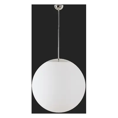 ADRIA P5 závěsné skleněné svítidlo nerez leštěná / bílá IP40 3000 K 48W LED DALI - OSMONT