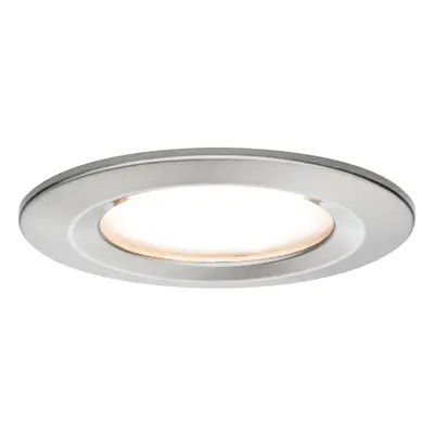 Vestavné svítidlo LED Nova kruhové 1x6,5W kov kartáčovaný nevýklopné 3-krokové-stmívatelné 934.9