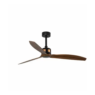 COPPER FAN M, černá/dřevo, stropní ventilátor - FARO