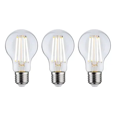 Eco-Line Filament 230V LED žárovka E27 3ks-sada 3x4W 3000K čirá - PAULMANN