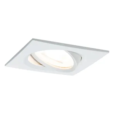 Vestavné svítidlo LED Nova hranaté 1x6,5W GU10 bílá mat nastavitelné 3-krokové-stmívatelné 934.7