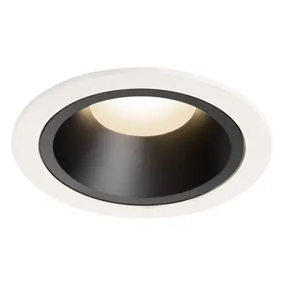 NUMINOS® DL L vnitřní LED zápustné stropní svítidlo bílá/černá 3000 K 40° - BIG WHITE (SLV)