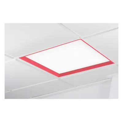 WINNER LED panel tmavě růžová 4000K mikroprisma DALI 37W čtverec - KOHL-Lighting