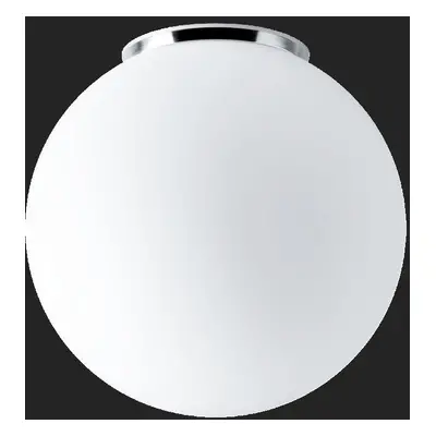 STYX 3 stropní/nástěnné skleněné svítidlo chrom / bílá IP65 3000 K 20W LED - OSMONT