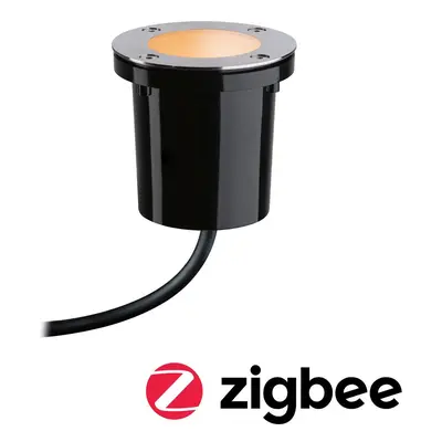 Plug & Shine LED zemní svítidlo Smart Home Zigbee zlaté světlo spot neláká hmyz IP65 CCT 4,6W če