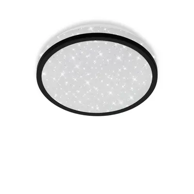 LED stropní svítidlo hvězdné nebe, pr. 21,7 cm, 10 W, černá - BRILONER