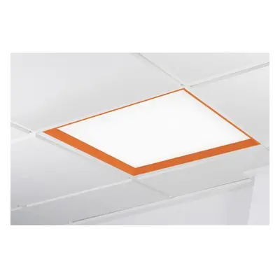 WINNER LED panel oranžová 3000K mikroprisma 37W čtverec - KOHL-Lighting