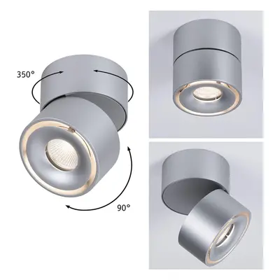 Přisazené svítidlo LED Spircle matný chrom 8,0W 3.000K 36° - PAULMANN