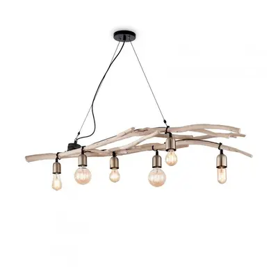 Závěsné svítidlo Ideal Lux Driftwood SP6 180922 140cm 6x60W - IDEALLUX