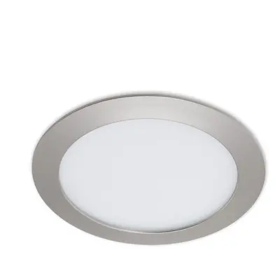 LED vestavné svítidlo, pr. 17 cm, 12 W, matný nikl - BRILONER