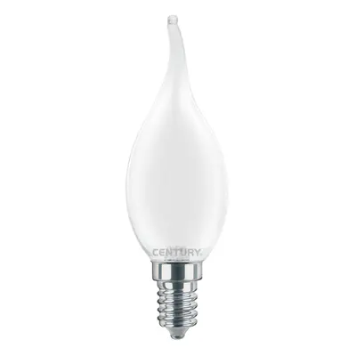 LED FILAMENT SVÍČKA PLAMEN SATÉN 4W E14 6000K 470Lm 360d 35x118mm IP20 - CENTURY