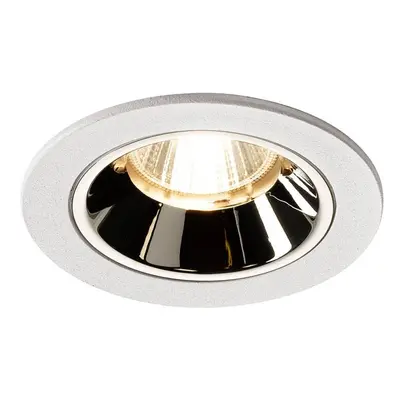 NUMINOS® DL S vnitřní LED zápustné stropní svítidlo bílá/chrom 2700 K 55° včetně listových pruži