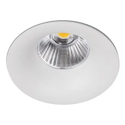 501502RWW33 Zápustné svítidlo LUXO bílé LED 12W 3000K 100mm 1100lm kulaté - KOHL-LIGHTING (sta