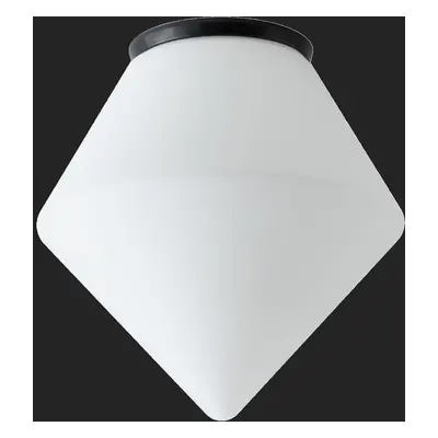 AFRA stropní/nástěnné skleněné svítidlo černá / bílá IP65 4000 K 20W LED DALI - OSMONT