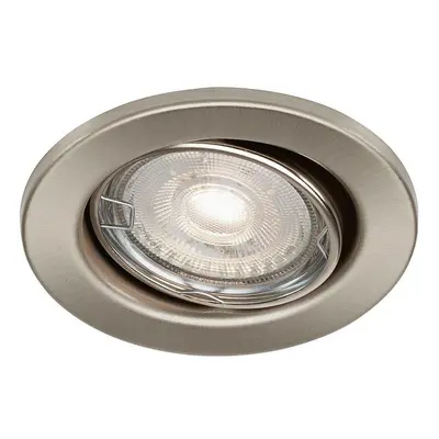 LED vestavné svítidlo, pr. 8,6 cm, 5 W, matný nikl - BRILONER