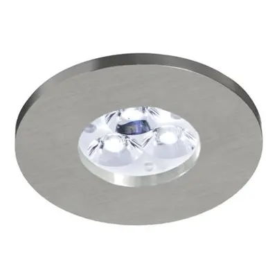 Vestavné svítidlo Aluminio Plata IP65 kart.hliník 7W LED 500lm 3000K 230V - BPM