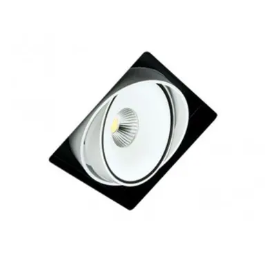 Vestavné svítidlo Gran Cube bílé / černé 16W LED 3000K 40º 1442lm - BPM (starý kód 8210.03.D40.3