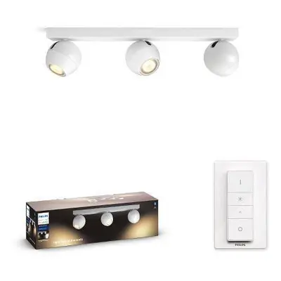 Hue White Ambiance Bodové svítidlo Philips Buckram BT 50473/31/P6 LED GU10 3x5W 3x350lm 2200-650