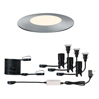 Plug & Shine LED zemní svítidlo Floor IP67 3000K 3x2,5W 30VA ocel - PAULMANN