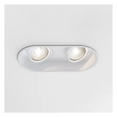 Downlight svítidlo Minima Round Twin nastavitelné 2x6W GU10 bílá - ASTRO Lighting