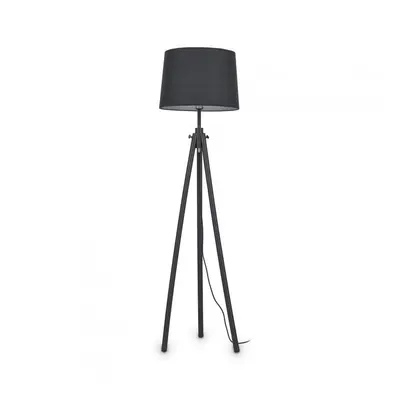 Stojací lampa Ideal Lux York PT1 nero 121437 černá - IDEALLUX