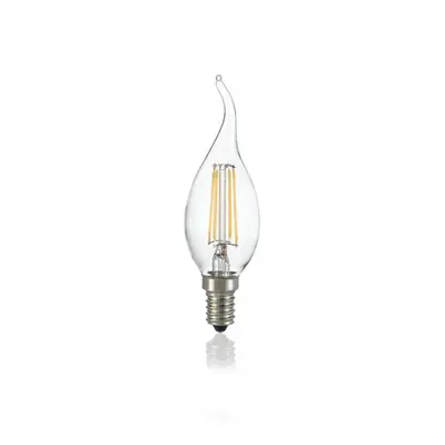 LAMPADINA CLASSIC E14 4W COLPO DI VENTO TRASP 4000K - IDEALLUX