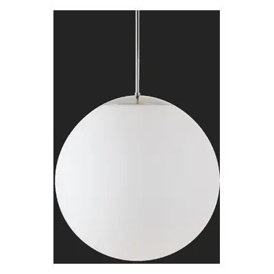 ADRIA P4 HP závěsné skleněné svítidlo nerez leštěná / bílá IP40 4000 K 58W LED nouzové kombinova