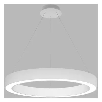 LED2 Závěsné svítidlo SATURN SLIM 80 P-Z, W DALI/PUSH DIM 60W 2CCT 3000K/4000K bílá - LED2 Light