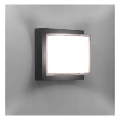 PURA LED venkovní nástěnné svítidlo Square šedá 10W 4000K IP65 - CENTURY