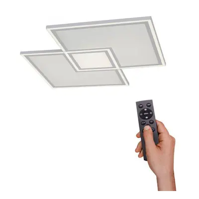 Svítido stropní EDGING LED bílé, dálkový ovladač, stmívatelné, CCT, IP20 2700-5000K - LEUCHTEN 