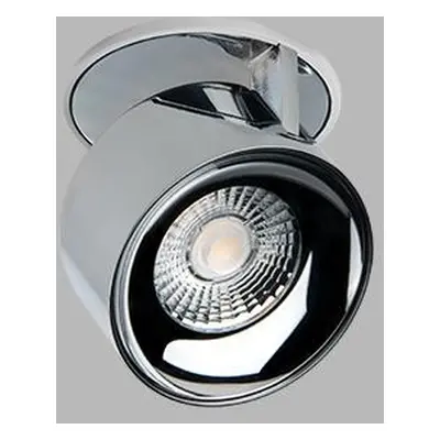 Svítidlo KLIP, WC DIM TRIAC 11W 3000K zápustné chrom/bílé - LED2 Lighting