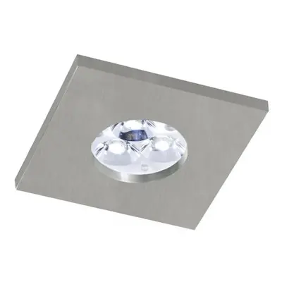 Vestavné svítidlo Aluminio Plata IP65 kart.hliník 7W 500lm 3000K LED 230V - BPM