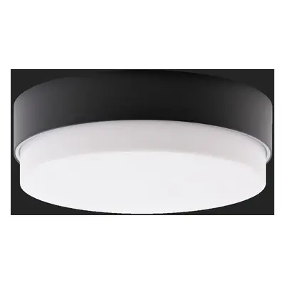 TRITON 2 stropní/nástěnné průmyslové plastové svítidlo černá / bílá IP65 4000 K 27W LED nouzové 