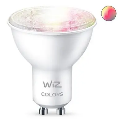 LED Žárovka WiZ Colors 8718699787134 GU10 PAR16 4,9-50W 345lm 2200-6500K, RGB 16 mil. barev, stm