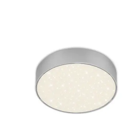 LED stropní svítidlo hvězdné nebe, pr. 15,7 cm, 11 W, stříbrná - BRILONER