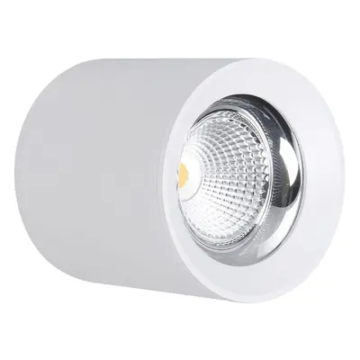 Stropní SVÍTIDLO LED RONDO BÍLÉ 90x90mm 10W/230VAC 4000K 800Lm 45d IP20 - CENTURY