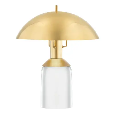 Stolní lampa BAYSIDE ocel staromosaz E27 1x75W - HUDSON VALLEY