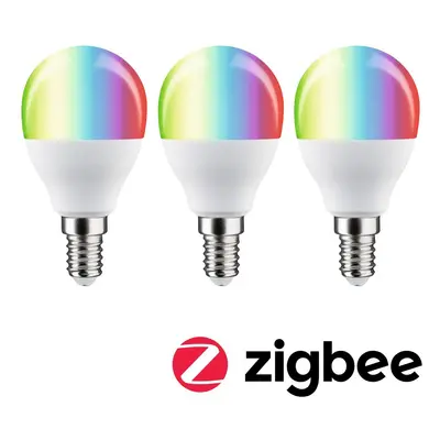 Standard 230V Smart Home Zigbee 3.0 LED kapka E14 3x5W RGBW+ stmívatelné mat - PAULMANN