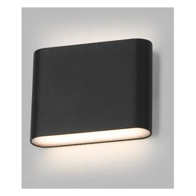 LED2 Svítidlo FLAT II S, A 3000K/4000K/5700K nástěnné antracit - LED2 Lighting