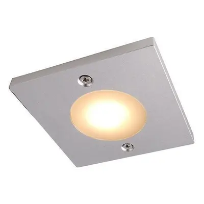 Deko-Light nábytkové přisazené svítidlo Fine I 12V DC 3W 2700 K 210 lm 60 stříbrnášedá RAL 7001 