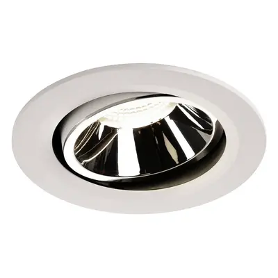 NUMINOS® MOVE DL L vnitřní LED zápustné stropní svítidlo bílá/chrom 4000 K 20° otočné a výkyvné 