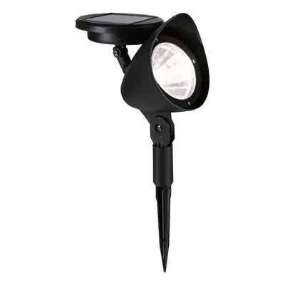 Solární LED spot Solena IP44 3000K 2lm černá - PAULMANN