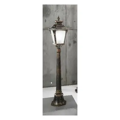 Venkovní sloupkové svítidlo 1x60W E27, patina, IP44,výška 115cm - ORION