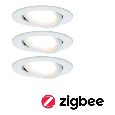 Smart Home Zigbee set Smart Home Zigbee 3.0 vestavné svítidlo Nova Coin + Zigbee Cephei výklopné