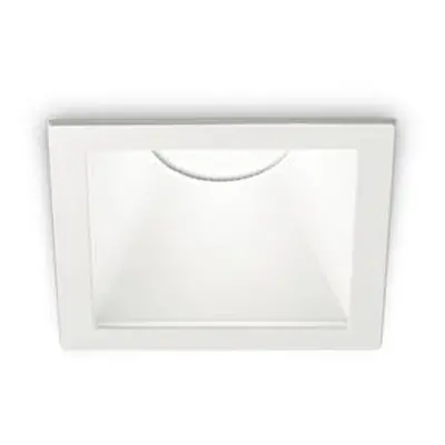 LED Zápustné bodové svítidlo Ideal Lux Game Square White White 192376 11W 850lm 3000K IP20 hrana