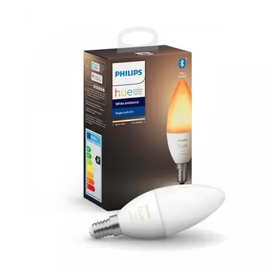 Hue Bluetooth žárovka LED E14 B39 6W 470lm 2200-6500K - PHILIPS (929002294401)