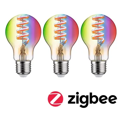 Filament 230V Smart Home Zigbee 3.0 LED žárovka E27 3x6,3W RGBW+ stmívatelné zlatá - PAULMANN