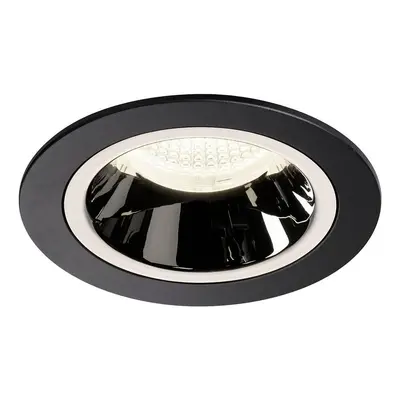 NUMINOS® DL M vnitřní LED zápustné stropní svítidlo černá/chrom 4000 K 55° včetně listových pruž